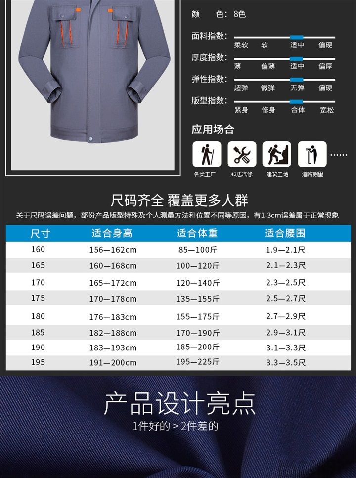 工作服定做,工作服定制,春秋工作服SH05(图4)